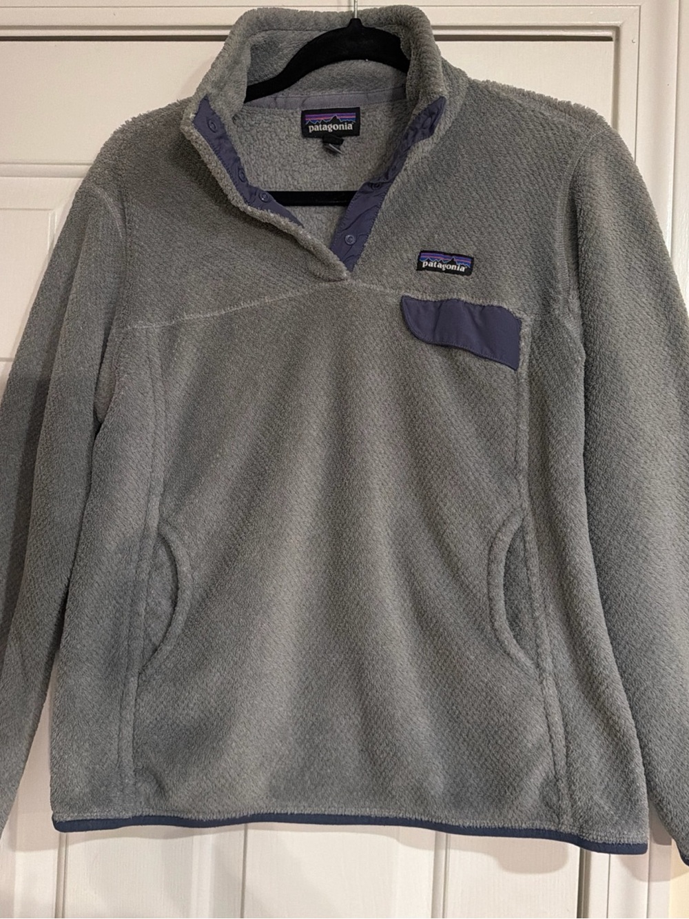 Patagonia Gray Fleece Pullover